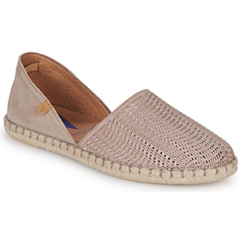 Verbenas taupe Carmen espradille slip on
